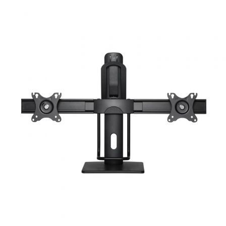 Aisens Soporte de Mesa Pro para 2 Monitores 17-27 Pulgadas, Negro